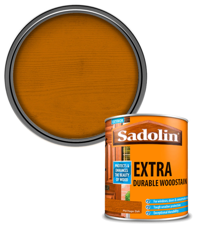 Sadolin Extra Durable Woodstain - Heritage Oak - 1L