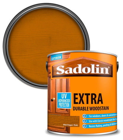 Sadolin Extra Durable Woodstain - Heritage Oak - 2.5L