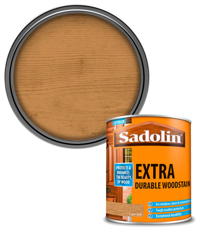 Sadolin Extra Durable Woodstain - Light Oak - 1L