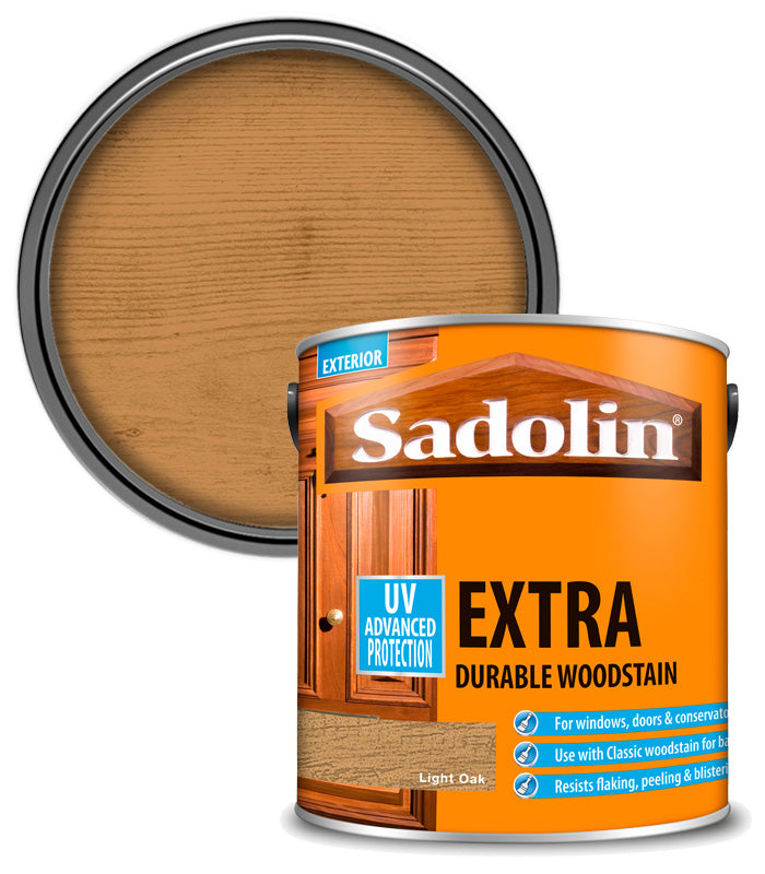 Sadolin Extra Durable Woodstain - Light Oak - 2.5L