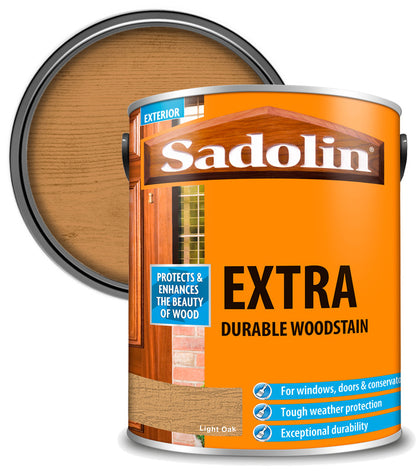 Sadolin Extra Durable Woodstain - Light Oak - 5L