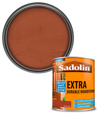 Sadolin Extra Durable Woodstain - Redwood - 1L