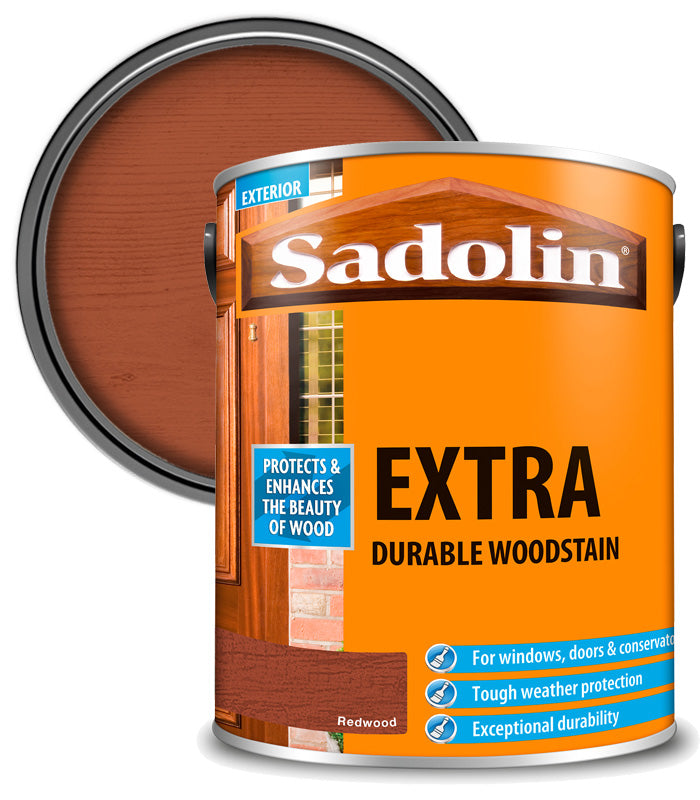 Sadolin Extra Durable Woodstain - Redwood - 5L