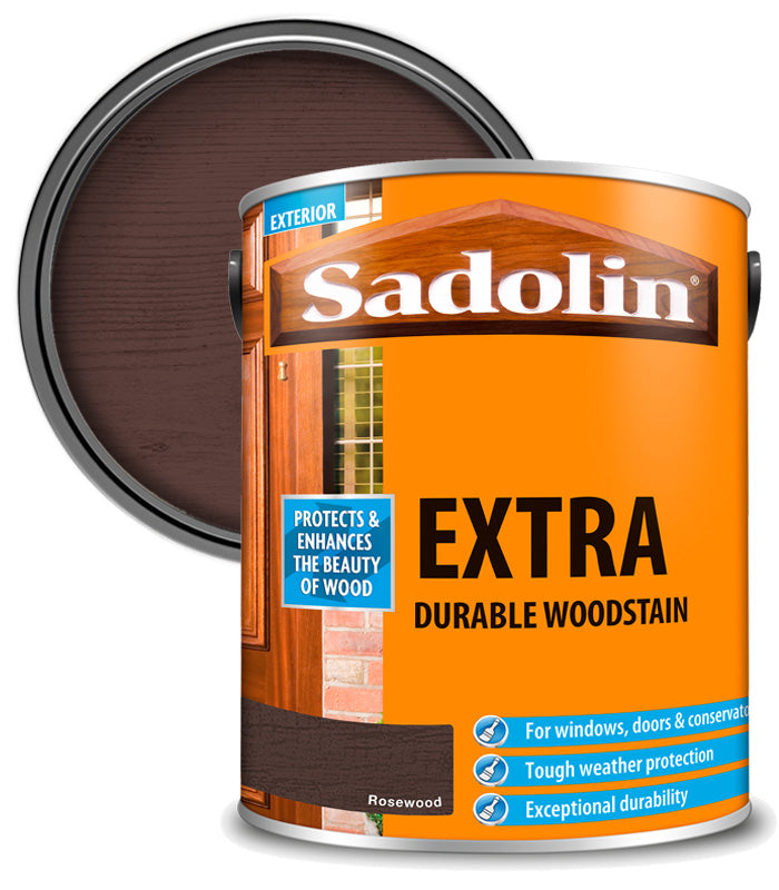 Sadolin Extra Durable Woodstain - Rosewood - 5L