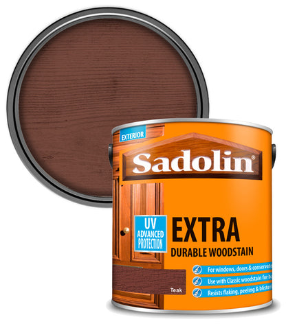 Sadolin Extra Durable Woodstain - Teak - 2.5L
