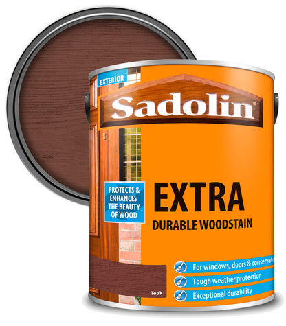 Sadolin Extra Durable Woodstain - Teak - 5L