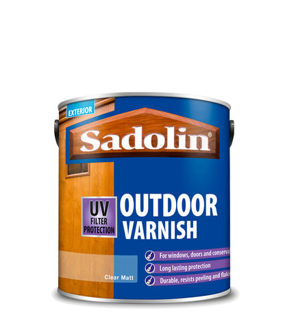 Sadolin Outdoor Varnish - Matt - 2.5L