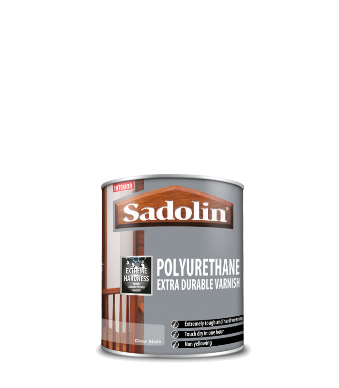 Sadolin Polyurethane Extra Durable Interior Varnish - Gloss - 1L