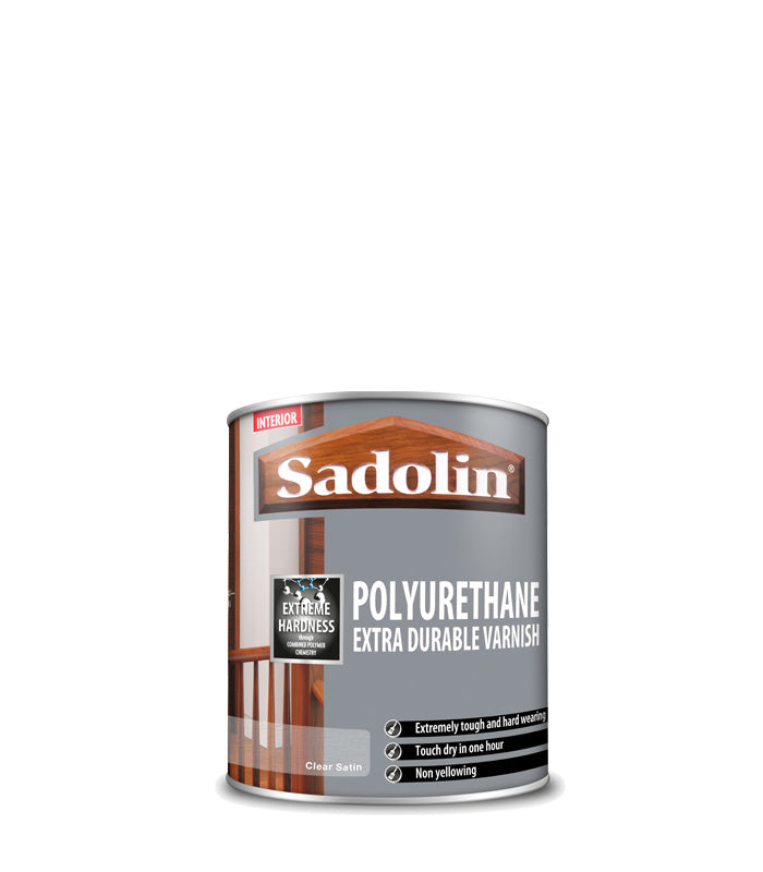 Sadolin Polyurethane Extra Durable Interior Varnish - Satin - 1L