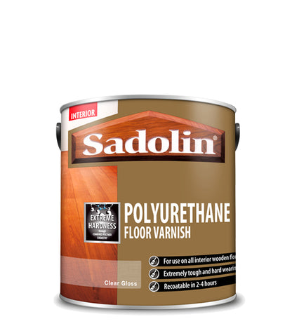 Sadolin Polyurethane Floor Varnish - Gloss - 2.5L