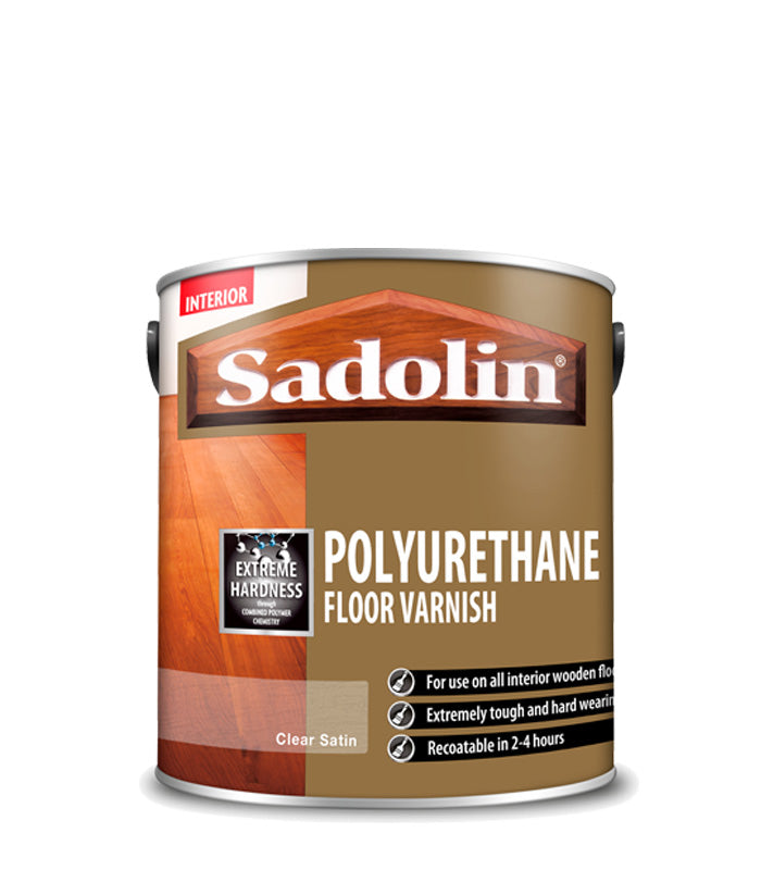 Sadolin Polyurethane Floor Varnish - Satin - 2.5L