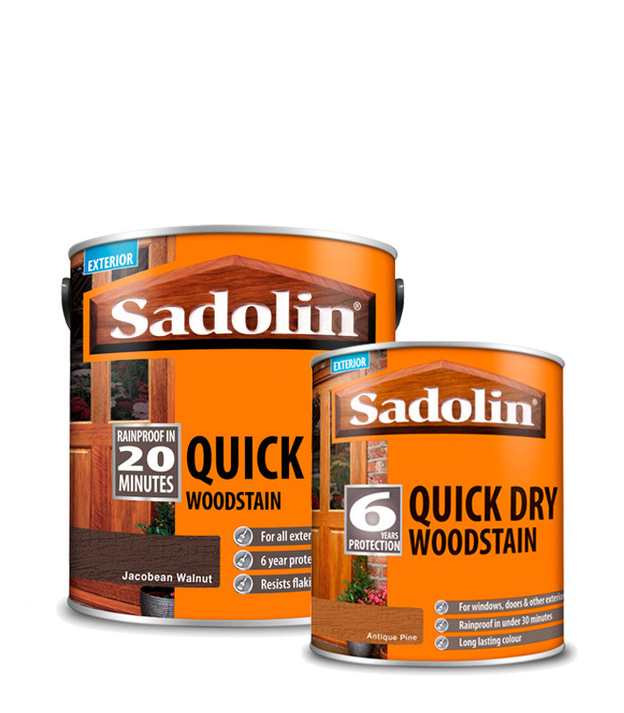 Sadolin Quick Dry Woodstain - All Colours - All Sizes