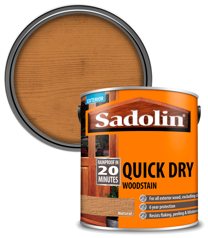 Sadolin Quick Dry Woodstain - Natural - 2.5L