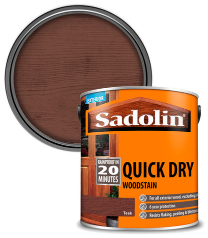 Sadolin Quick Dry Woodstain - Teak - 2.5L