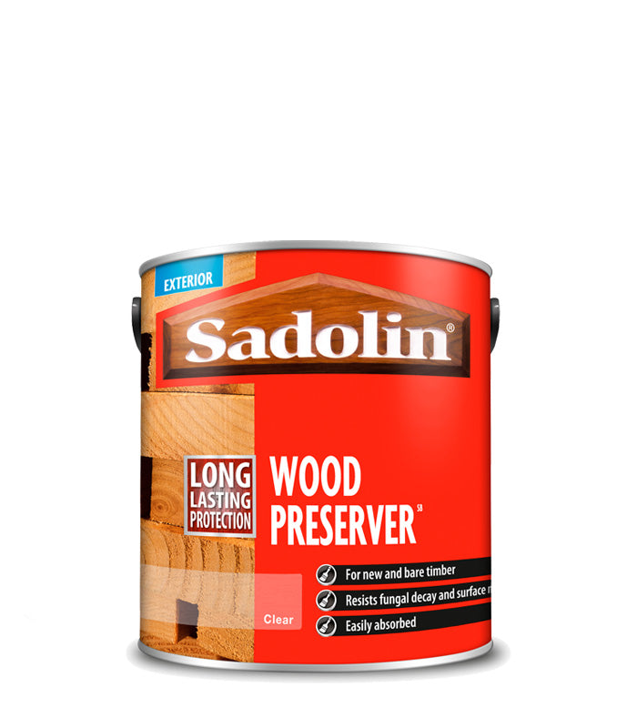 Sadolin Wood Preserver - Clear - 2.5 Litre