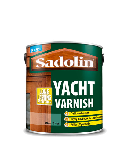 Sadolin Yacht Varnish - Clear - 2.5L