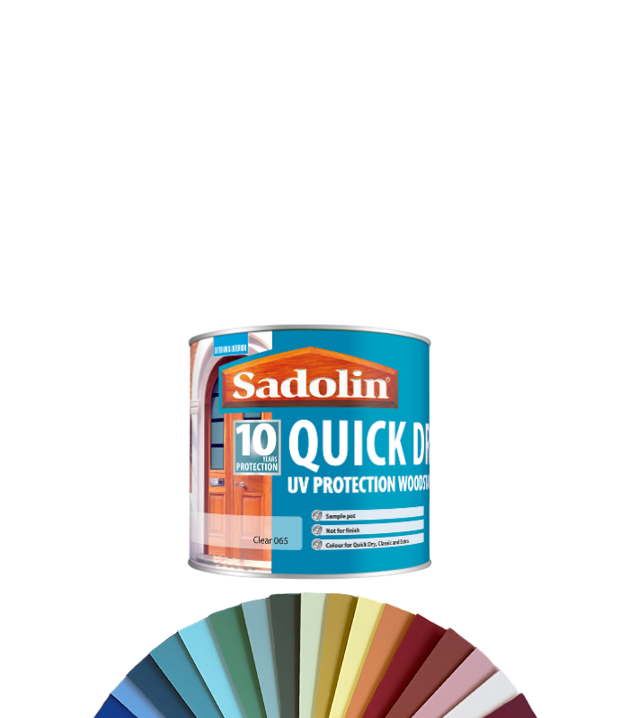 Sadolin Quick Dry UV Protection Woodstain - 250ml - Tinted Colour Match