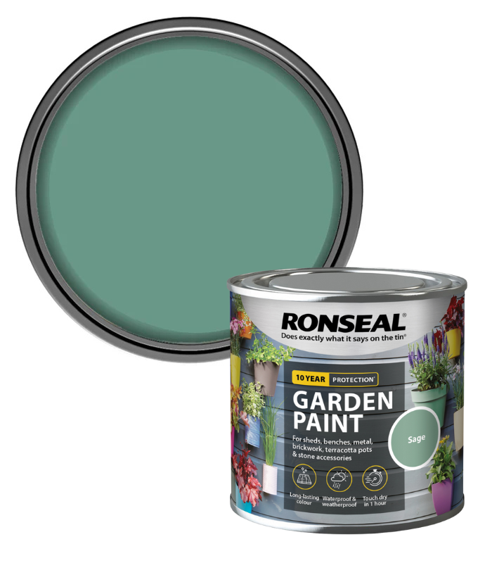 Ronseal Garden Paint - Sage - 250ml