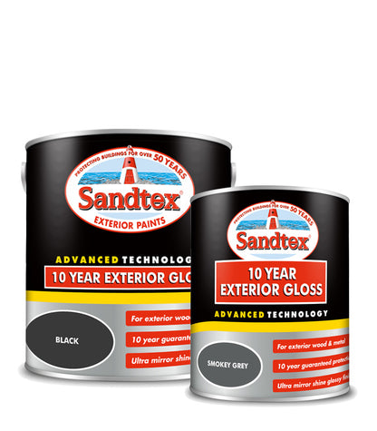 Sandtex 10 Year Exterior Gloss - All Colours - All Sizes