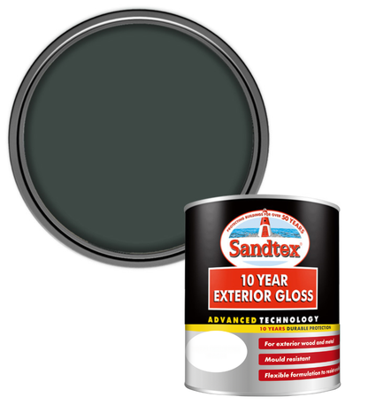 Sandtex 10 Year Exterior Gloss - Racing Green - 750ml