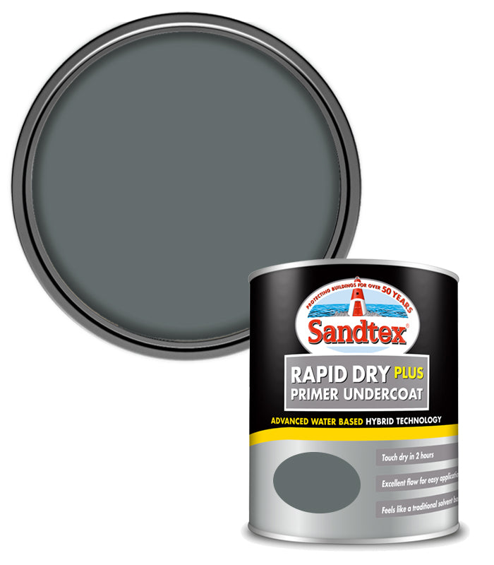 Sandtex Rapid Dry Undercoat - Dark Grey - 750ml