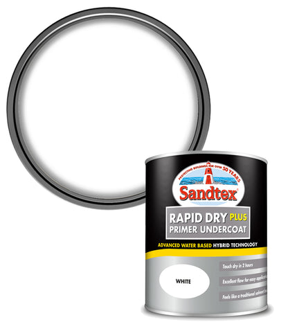 Sandtex Rapid Dry Undercoat - White - 750ml
