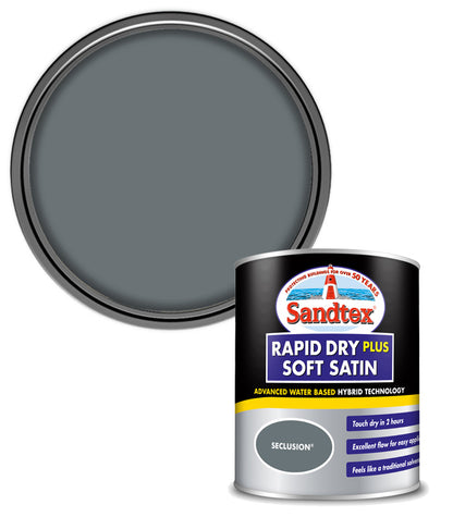 Sandtex Rapid Dry Plus Satin - Seclusion - 750ml
