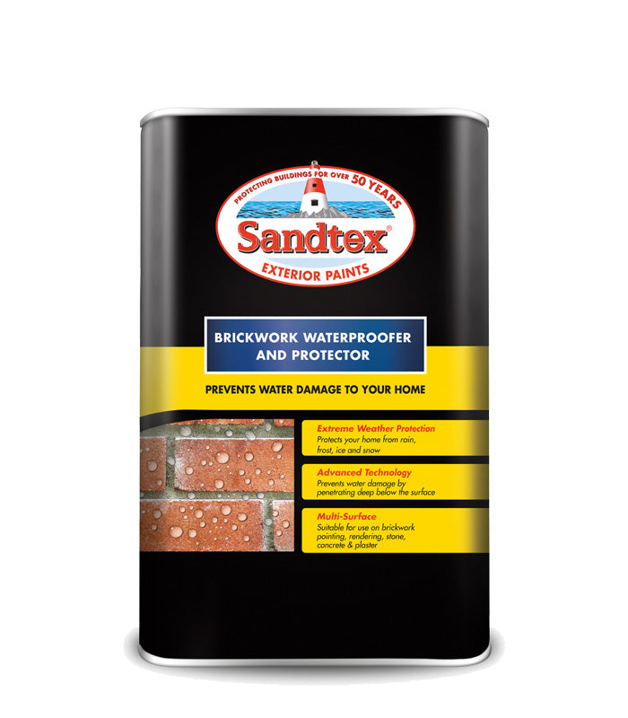 Sandtex Brickwork Waterproof Protector - Clear - 5 Litre