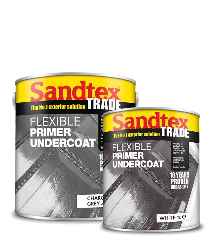 Sandtex Trade Flexible Primer Undercoat - All Colours - All Sizes