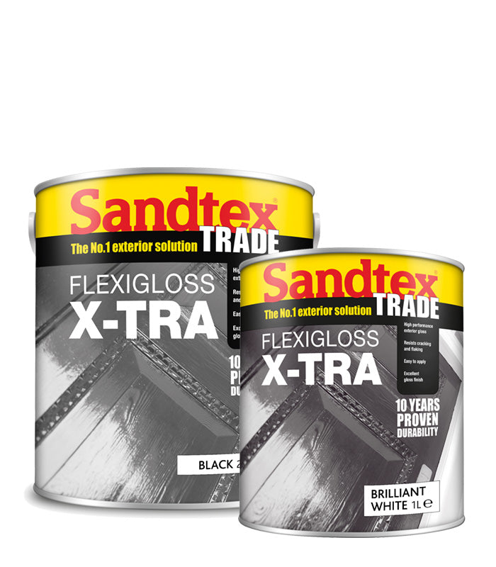 Sandtex Trade Flexigloss X-tra Flexible Gloss - All Colours - All Sizes
