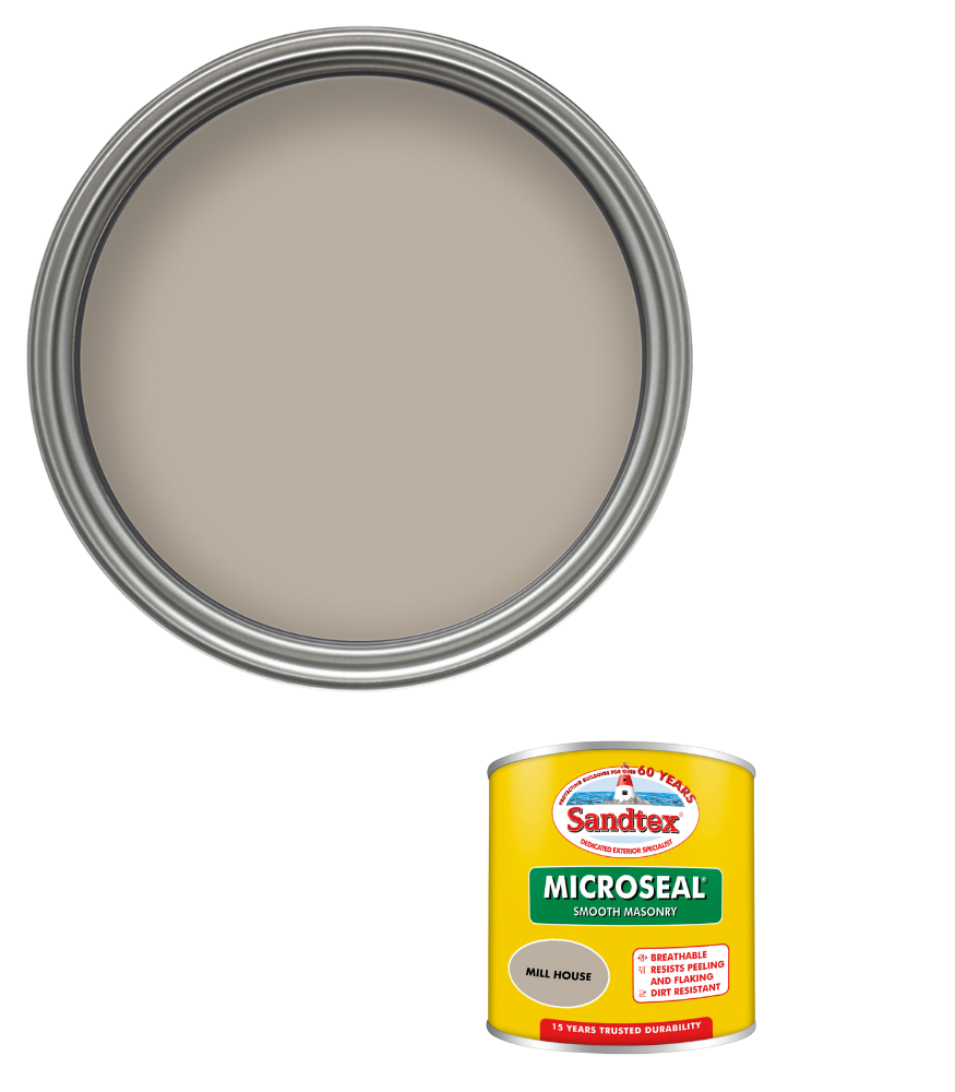 Sandtex 15 Year Microseal Smooth Masonry - Mill House - 150ml