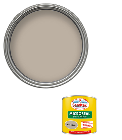 Sandtex 15 Year Microseal Smooth Masonry - Mill House - 150ml