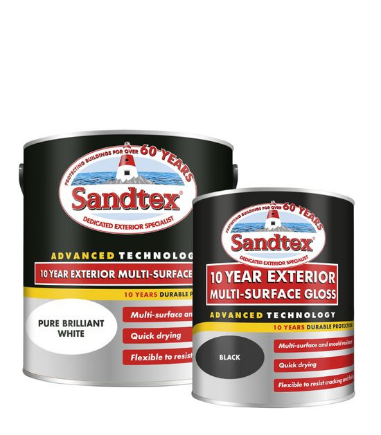 Sandtex 10 Year Exterior Multi Surface Gloss – Next Day Paint