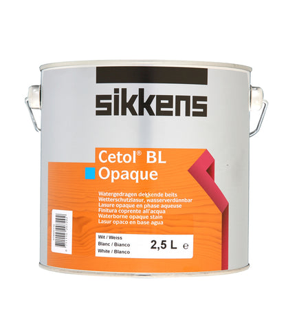Sikkens Cetol BL Opaque Woodstain Paint - 2.5 Litres - White