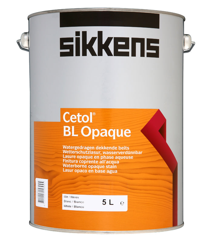 Sikkens Cetol BL Opaque Woodstain Paint - 5 Litres - White