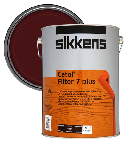Sikkens Cetol Filter 7 Plus Woodstain Paint - 5 Litre - Rosewood (048)