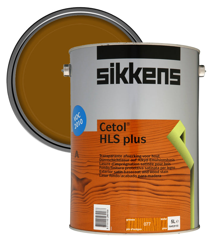 Sikkens Cetol HLS Plus Woodstain Paint - 5 Litre - Pine (077)