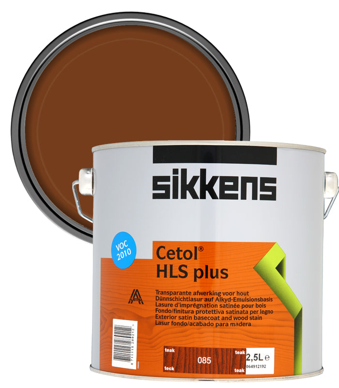 Sikkens Cetol HLS Plus Woodstain Paint - 2.5 Litre - Teak (085)