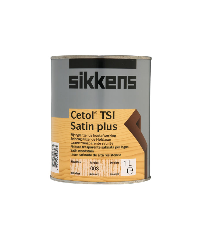 Sikkens Cetol TSI Satin Plus Woodstain Paint - 1 Litre - Colourless (003)