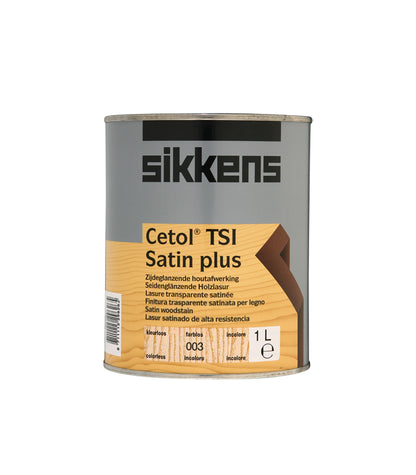 Sikkens Cetol TSI Satin Plus Woodstain Paint - 1 Litre - Colourless (003)