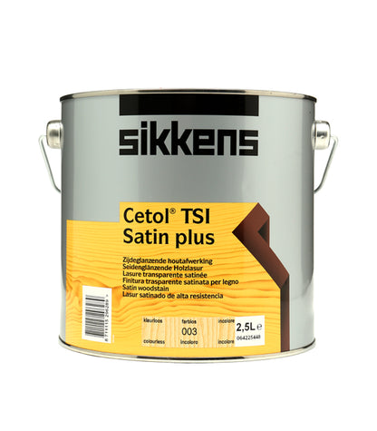Sikkens Cetol TSI Satin Plus Woodstain Paint - 2.5 Litre - Colourless (003)
