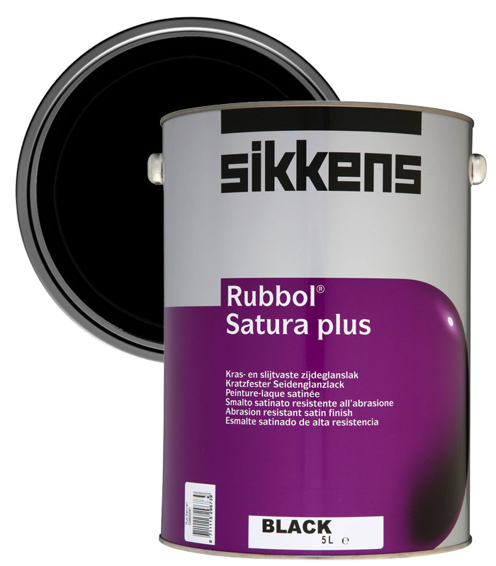 Sikkens Rubbol Satura Plus Paint - 5 Litre - Black
