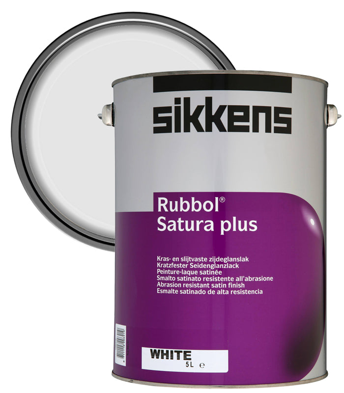 Sikkens Rubbol Satura Plus Paint - 5 Litre - White