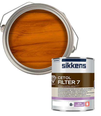 Sikkens Cetol Filter 7 Plus Woodstain Paint - 1 Litre - Pine (077)