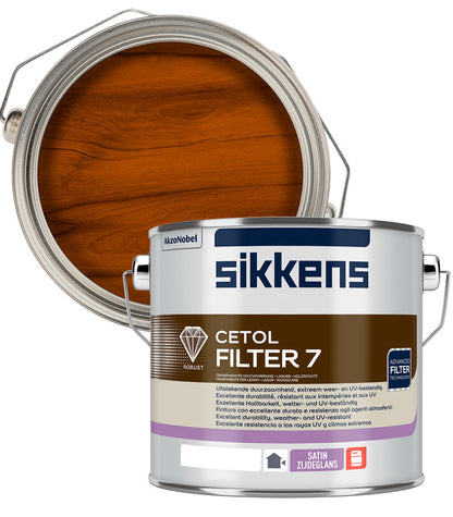 Sikkens Cetol Filter 7 Plus Woodstain Paint - 2.5 Litre - Light Oak (006)