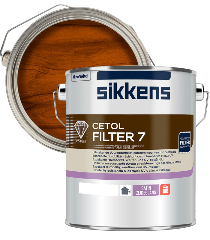 Sikkens Cetol Filter 7 Plus Woodstain Paint - 5 Litre - Light Oak (006)