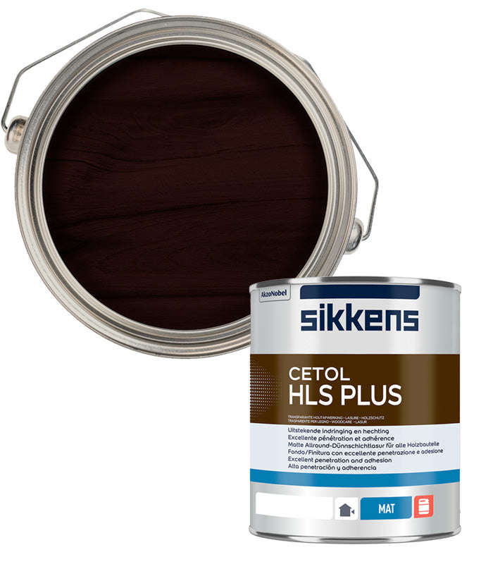 Sikkens Cetol HLS Plus Woodstain Paint - 1 Litre - Ebony (020)