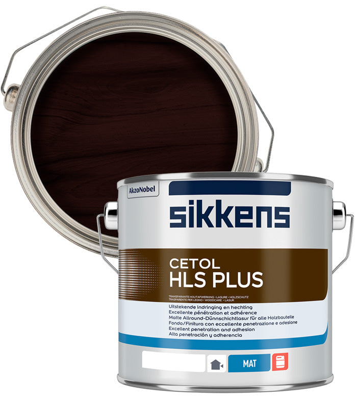 Sikkens Cetol HLS Plus Woodstain Paint - 2.5 Litre - Ebony (020)