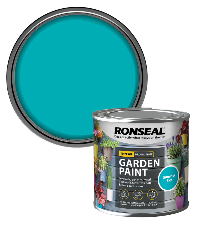 Ronseal Garden Paint - Summer Sky - 250ml