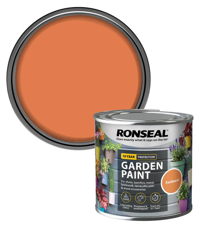 Ronseal Garden Paint - Sunburst - 250ml